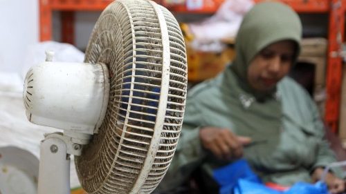 Heat wave caused by El Nino hits Banda Aceh, Indonesia.