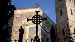 Die römisch-katholische Besuchskirche in En Kerem, einem kleinen Ort bei Jerusalem