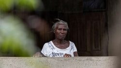 Une Haïtienne dans le quartier de Malfety à Fort Liberté.