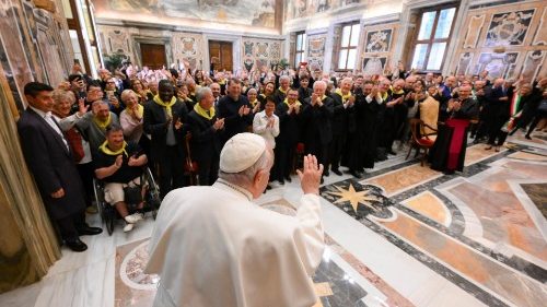 Ferenc pápa beszéde az Asti egyházmegye zarándokaihoz: a család kulcsfontosságú érték