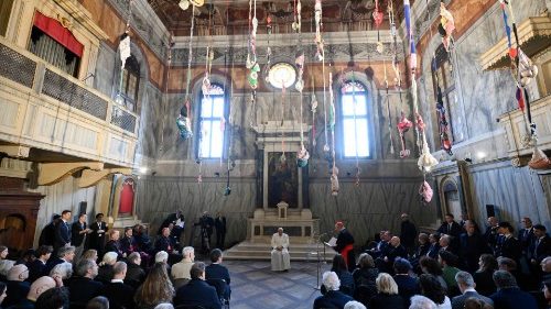 À Venise, le Pape rappelle l’importance des artistes et le rôle éducateur de l'art