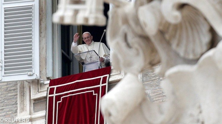 Papst Franziskus beim Regina Coeli am Sonntag