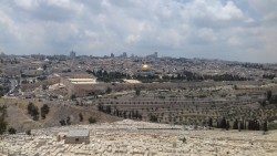 Blick auf Jerusalem vom Ölberg aus