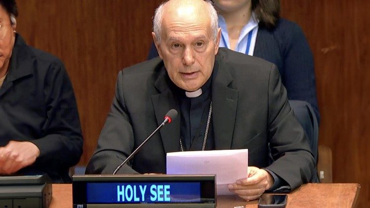 2023.11.07 Monsignor Gabriele Caccia, osservatore permanente Santa Sede presso le Nazioni Unite