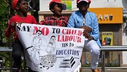 Children in India protest for an end to child labour