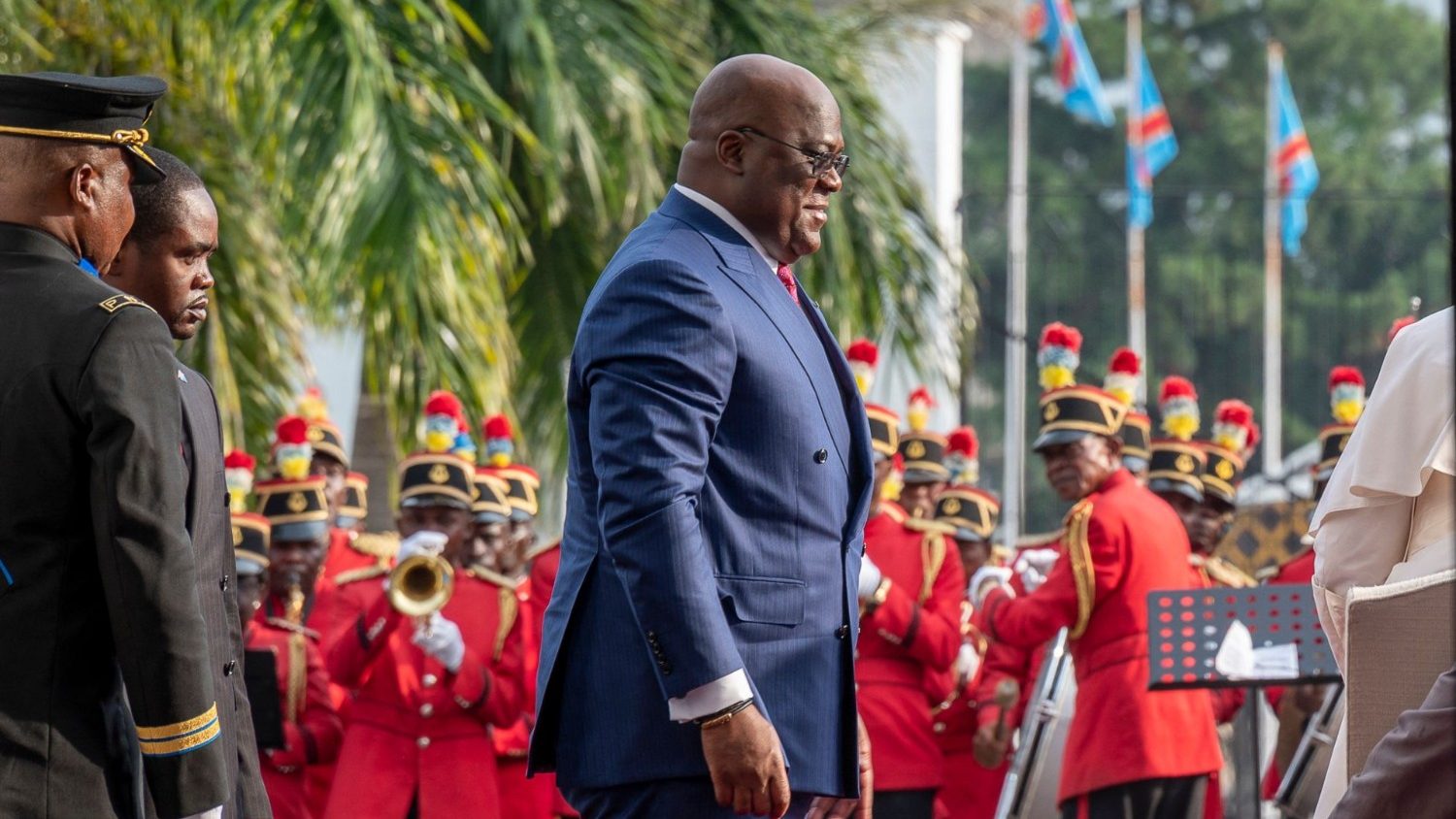 DRC: President Tshisekedi’s welcome to Pope Francis. - Vatican News