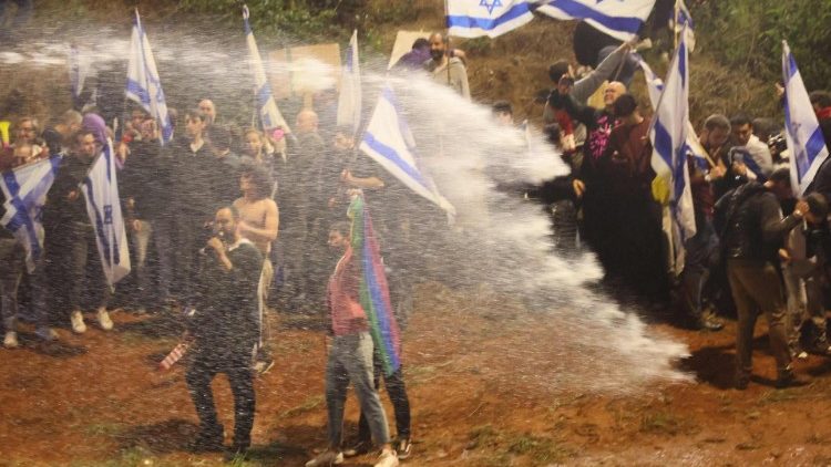 इस्रराएल में राजनीतिक प्रदर्शन 
