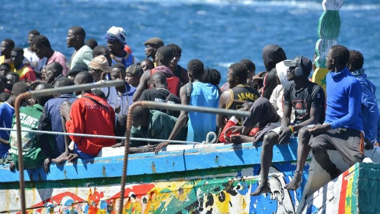 File photo of migrants on the Atlantic route