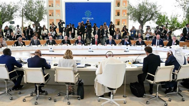 Die G7-Sitzung mit Papst Franziskus