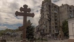 Città devastate dalla guerra in Ucraina