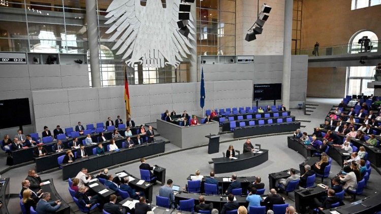 Eine Sitzung des Deutschen Bundestags in Berlin