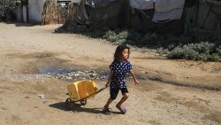 Ein Kind im Gaza-Streifen