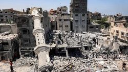 Nuevos bombardeos en Nuseirat, en el centro de la Franja de Gaza, 17 de julio de 2024