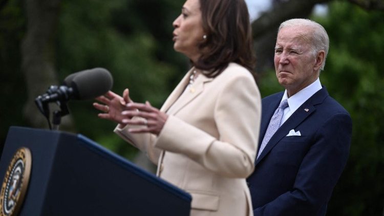 Joe Biden mit Kamala Harris