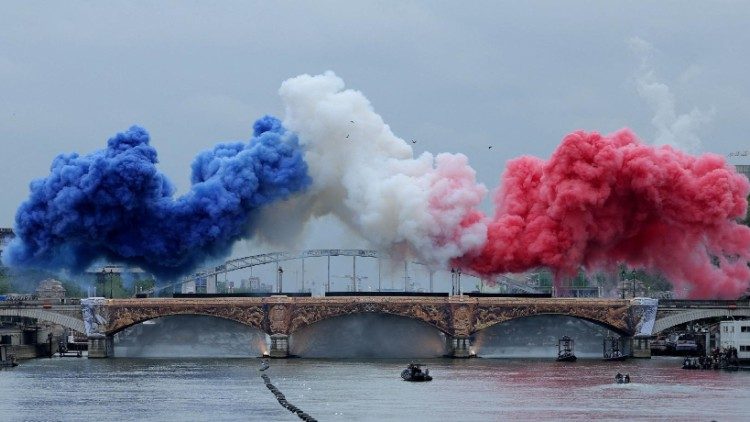 Падчас цырымоніі адкрыцця Алімпіяды ў Парыжы