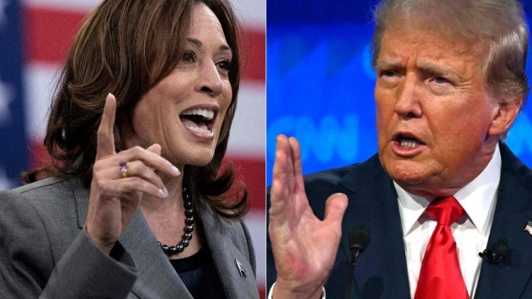 I due candidati alla presidenza Usa, Kamala Harris e Donald Trump