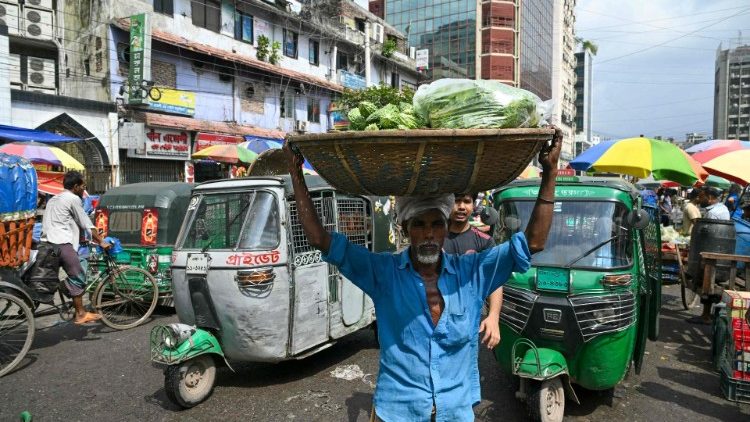 Markt in Dhaka an diesem Samstag