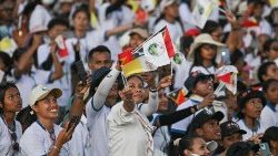 Young Timorese Catholics in Dili