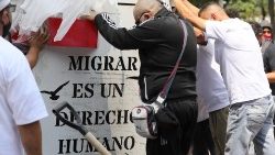 Proteste in Mexiko vor der US-Botschaft wegen der Migrationspolitik