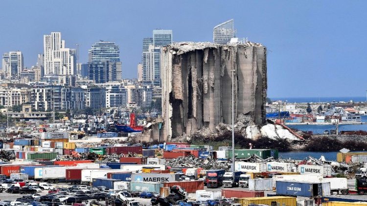 Noch vor dem vierten Jahrestag der Explosion im Hafen von Beirut sind die Schäden sichtbar