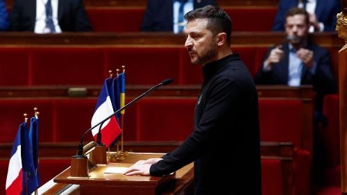  Zelensky all'Assemblea nazionale francese
