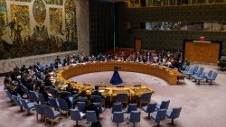 Il Consiglio di Sicurezza dell'Onu nella sessione sul voto per la tregua a Gaza