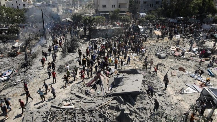 Scores of people killed in Israeli airstrike according to Hamas