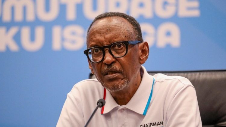 Paul Kagamé, président de la république du Rwanda, candidat à sa succession