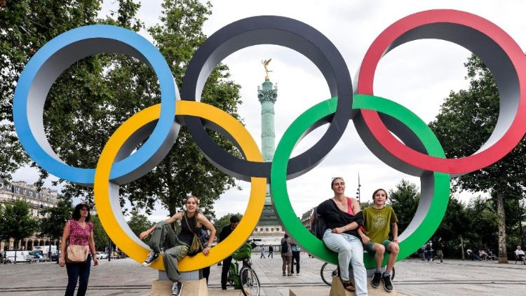 Das Logo der Olympischen Spiele