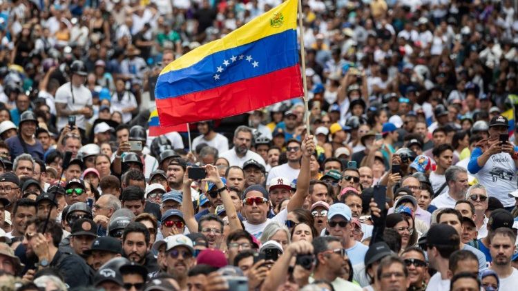 Protest against the results of the presidential elections in Venezuela (file photo)