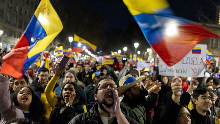 Manifestaciones en Venezuela luego de la jornada electoral del 28 de julio.