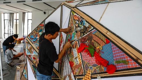 Indonesia, nuova opera d'arte di Scholas Occurrentes che sarà completata dal Papa