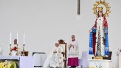 Papst Franziskus bei der Messe in Singapur