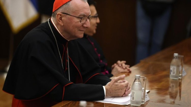 Le Secrétaire d'État du Saint-Siège, le cardinal Pietro Parolin. 