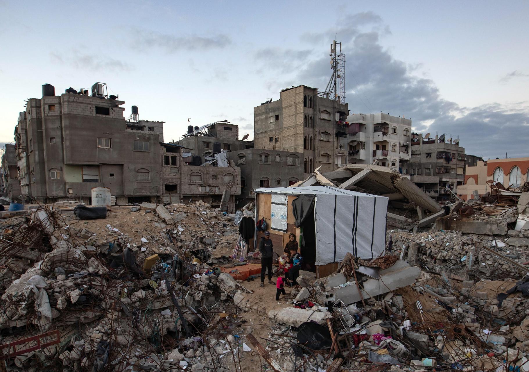 Binnenvertriebene im Gaza-Streifen