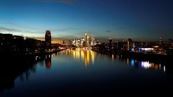 Die Skyline von Frankfurt