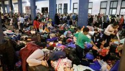 Centro de acogida de inmigrantes venezolanos en Perú en 2019