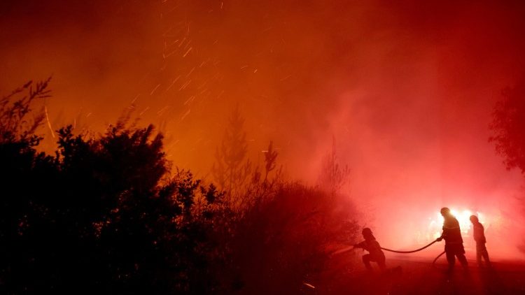 चिली के जंगलों में लगी आग