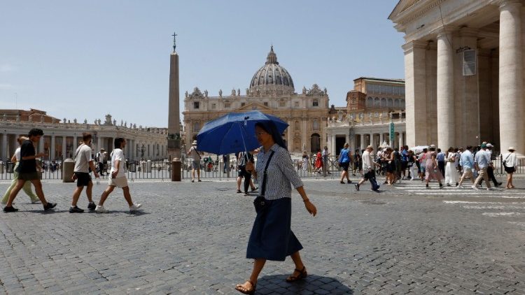 Auf der ganzen italienischen Halbinsel ächzen Touristen und Einheimische unter heißen Temperaturen