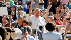 FILE PHOTO: Pope Francis holds weekly audience