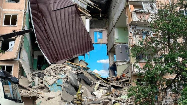Edifici distrutti a Belgorod