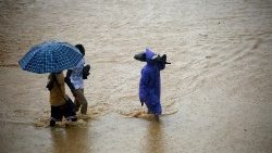 Les victimes d'inondations à Abidjan