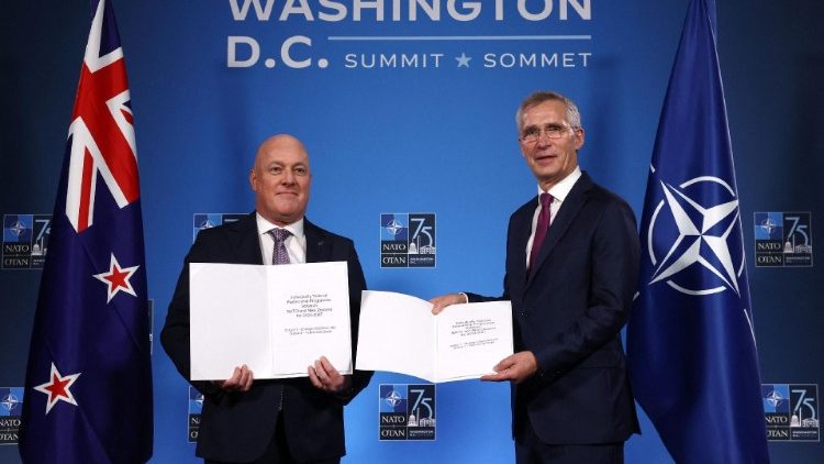 Reunião de cúpula do 75º aniversário da OTAN, em Washington.