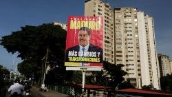 Wahlplakat von Präsident Maduro