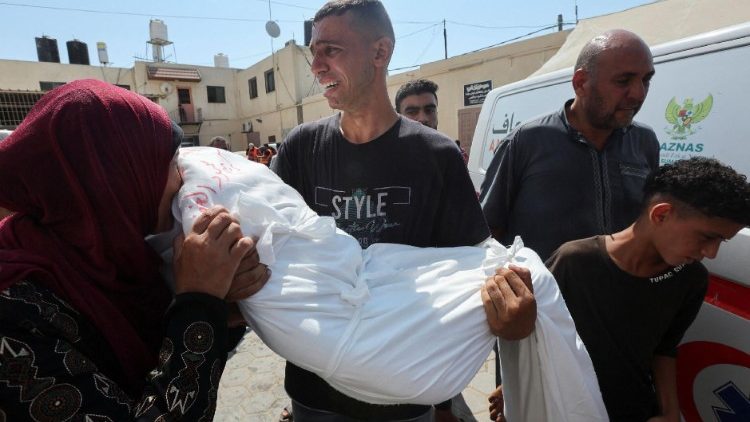 Aftermath of an Israeli strike in Gaza