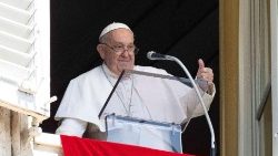 Pope Francis leads Angelus prayer at the Vatican