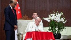 Der Papst in Singapur