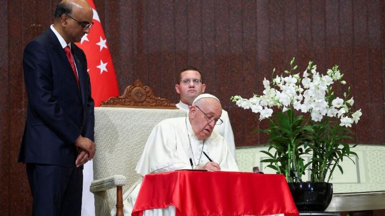 Der Papst in Singapur