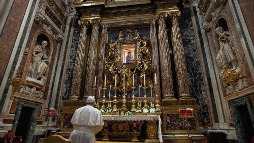 Live bei uns: Papst Franziskus feiert „Schnee-Madonna“ in Rom