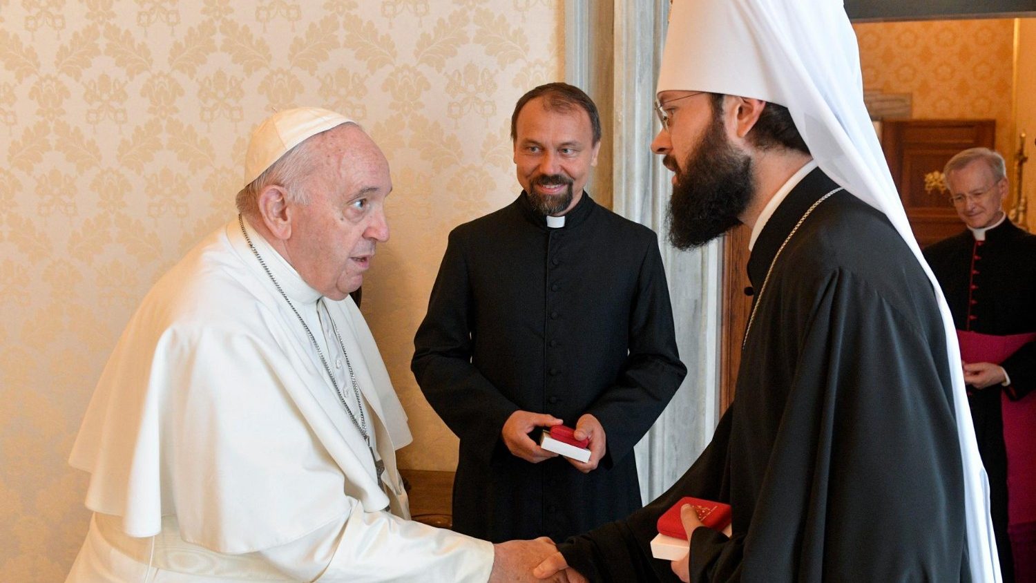 El Papa recibió al metropolitano Antonio del Patriarcado de Moscú